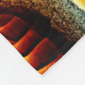 Entwurf für einen Korallengarten Fleecedecke (Ecke)