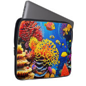 Entwurf für einen Korallengarten Laptopschutzhülle (Vorne Rechts)