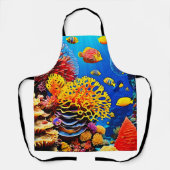 Entwurf für einen Korallengarten Schürze (Vorderseite)