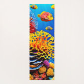 Entwurf für einen Korallengarten Yogamatte (Rückseite)