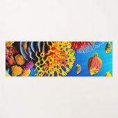 Entwurf für einen Korallengarten Yogamatte (Vorderseite (Horizontal))