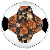Entwurf für einen Schädel und Rose der Serie 9 Fußball (Gedreht)