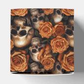 Entwurf für einen Schädel und Rose der Serie 9 Geschenkschachtel (Oben)