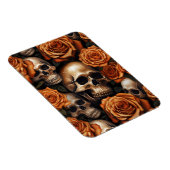 Entwurf für einen Schädel und Rose der Serie 9 Magnet (Rechte Seite)