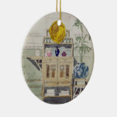 Entwurf für einen Sideboard, c.1860s-70s (w/c u. Keramik Ornament (Rechts)