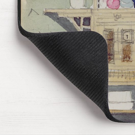 Entwurf für einen Sideboard, c.1860s-70s (w/c u. Mousepad (Ecke)