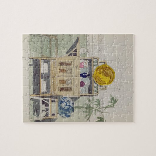 Entwurf für einen Sideboard, c.1860s-70s (w/c u. Puzzle (Horizontal)