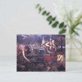 Entwurf für Flora und die Zephyren von John Waterh Postkarte (Stehend Vorderseite)