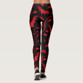 Entwurf für halloween_Beängstigend Flying Bats Leggings (Rückseite)