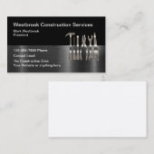 Entwurf für moderne Baustellen - Visitenkarten 2 Visitenkarte (Vorne/Hinten)