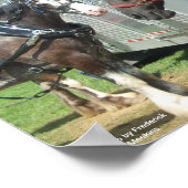 Entwurf für Pferd Duo Poster (Ecke)