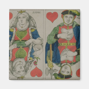 Entwurf für Spielkarten, c.1810 Magnet