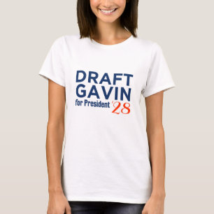 Entwurf Gavin Newsom für Präsident 2028 Shirt! T-Shirt