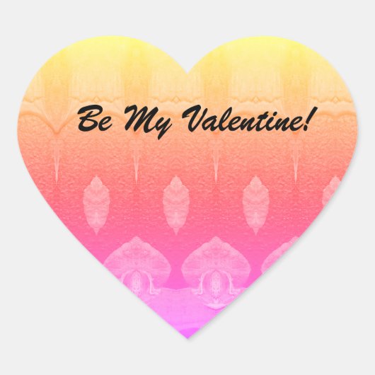 Entwurf Herz-Aufkleber (Vorderseite)