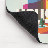 Entwurf Houstons, Stadtbild Texas | Mousepad (Ecke)