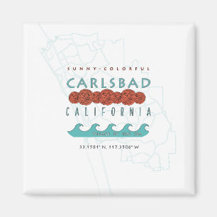 Entwurf Karlsbads Califonia Magnet