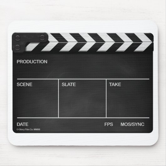 ENTWURF Mäusematte DES BLATT-/CLAPPERBOARD Mousepad (Vorne)