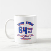 Entwurf mit 64 Jährigen Kaffeetasse (Links)
