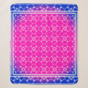 Entwurf mit abstrakt gezogenen geometrischen Muste Sherpadecke