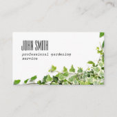 Entwurf mit den Efeuzweigen Visitenkarte (Vorderseite)