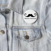 Entwurf Monsieur Mustache mit dem gelockten Button (Beispiel)