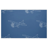 ~ Entwurf Muster des Flugzeug großes editable Stoff (Fat Quarter (45,7 x 55,9 cm))