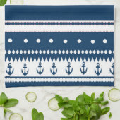 Entwurf nautisch geschirrtuch (Gefaltet)