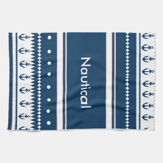 Entwurf nautisch geschirrtuch (Horizontal)
