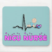 Entwurf NICU Krankenschwester-QRS Mousepad (Vorne)