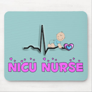 Entwurf NICU Krankenschwester-QRS Mousepad