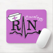 Entwurf Omcology Krankenschwester RN-Geschenk-QRS Mousepad (Mit Mouse)