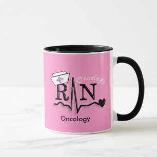 Entwurf Omcology Krankenschwester RN-Geschenk-QRS Tasse