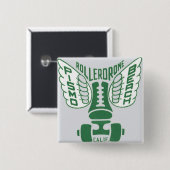 Entwurf Pismo Strand-Kaliforniens Rollerskate Button (Vorne & Hinten)