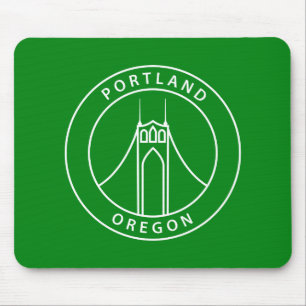 Entwurf Portlands Oregon Mousepad
