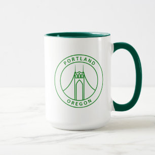 Entwurf Portlands Oregon Tasse