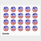 Entwurf von Bernie Sanders Stickers (Blatt)