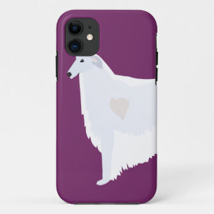 Entwurf von Borzoi-Zuchtmustern Case-Mate iPhone Hülle