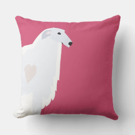 Entwurf von Borzoi-Zuchtmustern Kissen