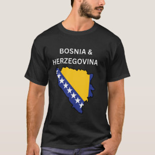 Entwurf von Bosnien und Herzegowina T-Shirt