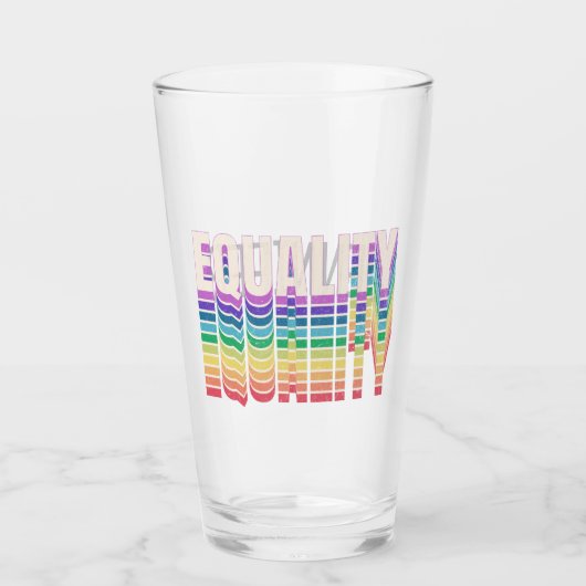 Entwurf von Gleichstellungstexten Glas (Vorderseite)
