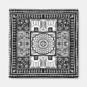 Entwurf von Indien - Magnet