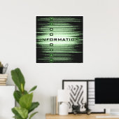 Entwurf von Informationen Poster (Heimbüro)
