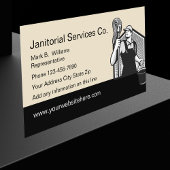 Entwurf von Janitorial Services Visitenkarte