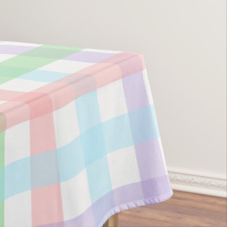 Entwurf von Pastell-Streifen Tischdecke