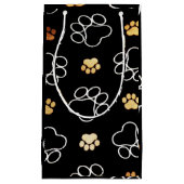 Entwurf von Paw-Druckfarben Kleine Geschenktüte (Vorderseite)