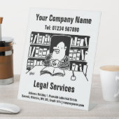 Entwurf von Rechtsberatung und Rechtsberatung Sockelschild (In Situ)