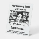 Entwurf von Rechtsberatung und Rechtsberatung Sockelschild (Vorderseite)