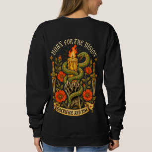 Entwurf von Resilienz Starke Frauen brennen für di Sweatshirt