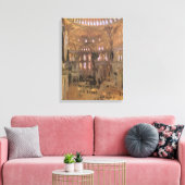 Entwurf von Santa Sophia von John Singer Sargent Leinwanddruck (Insitu (Wohnzimmer))