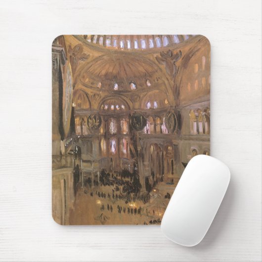 Entwurf von Santa Sophia von John Singer Sargent Mousepad (Mit Mouse)